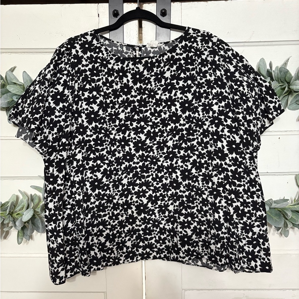 Chic Soul Boxy Fit Floral Top